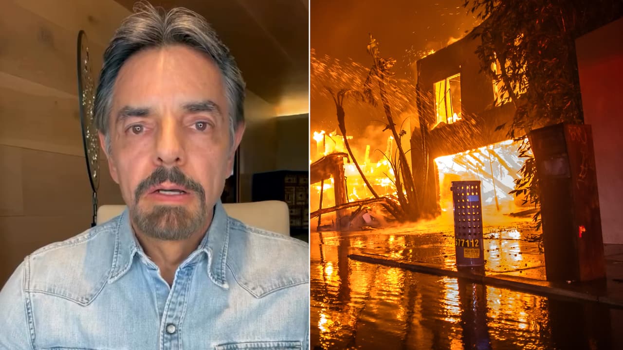 Los Derbez viven "pesadilla" ante incendios en California: oficina de Eugenio termina en cenizas