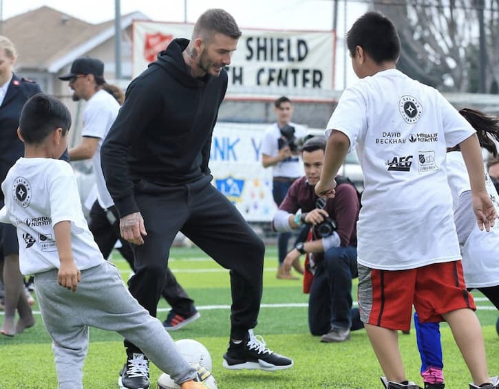 Beckham tiene cancha a su nombre en Los Ángeles y es para el disfrute de los pequeños