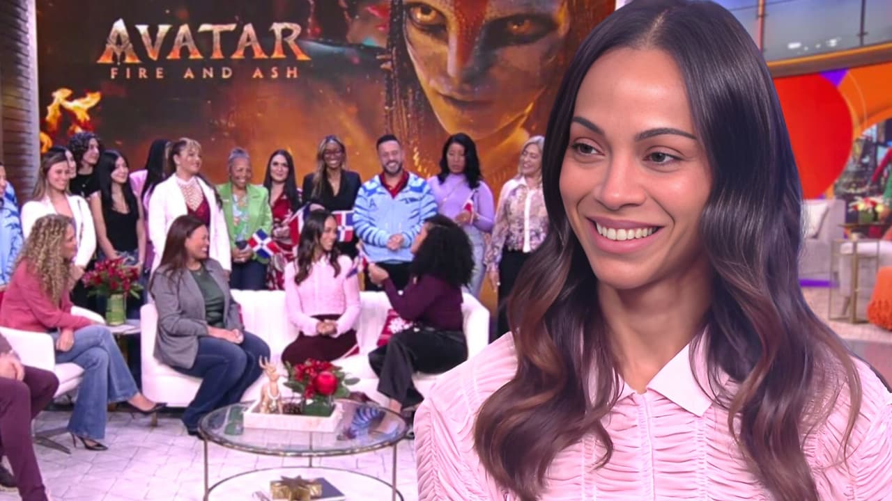 Zoe Saldaña se conmueve hasta las lágrimas al cumplirle el sueño a una fan