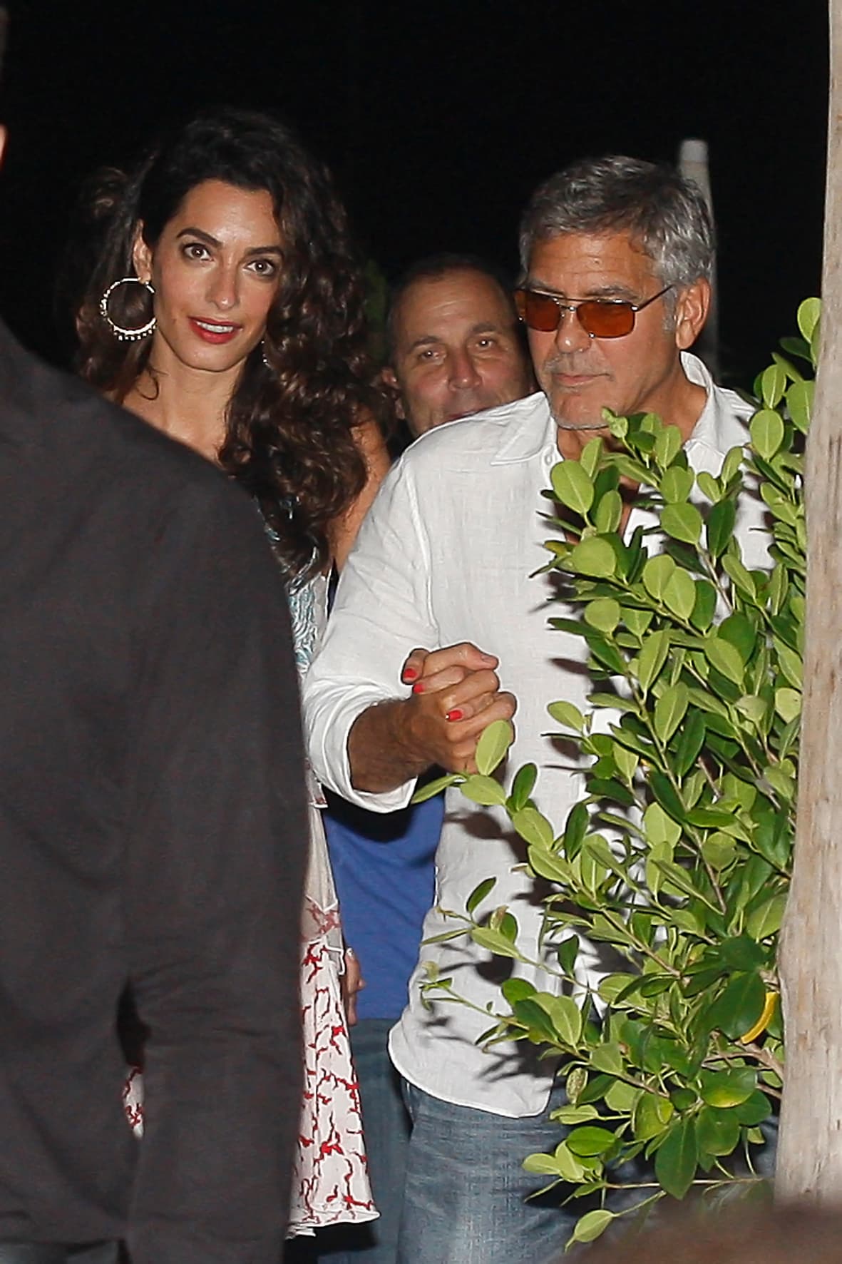 George no soltaba a su mujer.