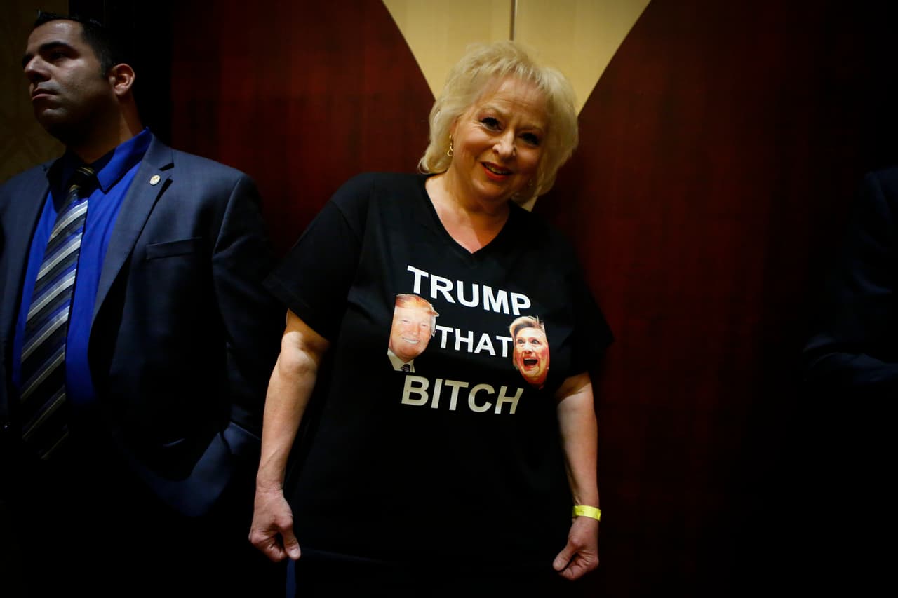 Pero en el evento republicano, en Staten Island, no se habló bien de ella.