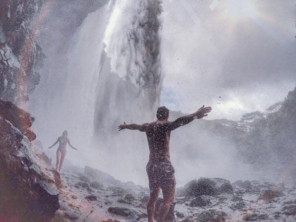 Mauricio Ochmann también ha gozado este viaje al lado de su esposa y sus dos hijas.