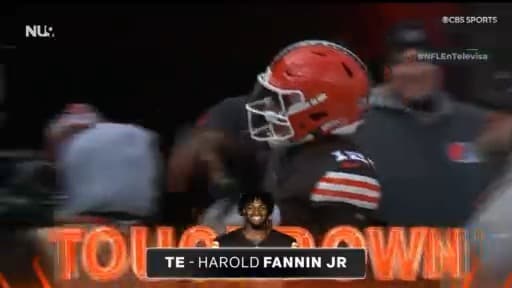 ¡Los Browns sorprenden a Buffalo! TD de Harold Fannin