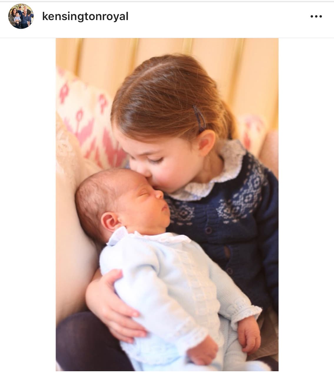 Tanto en las cuentas de Instagram de 
<b><a href="https://www.instagram.com/kensingtonroyal/" target="_blank">Kensington Royal</a></b>, como de 
<b><a href="https://www.instagram.com/theroyalfamily/" target="_blank">The Royal Family,</a></b> se compartieron publicaciones con respecto al nuevo papel de la duquesa y también se publicaron algunas imágenes que ella ha tomado en el pasado, como ésta que se dio a conocer al poco tiempo que nació el príncipe Louis en abril de 2018. De hecho, la imagen fue utilizada por la cuenta del palacio de Kensington por aquellas fechas.