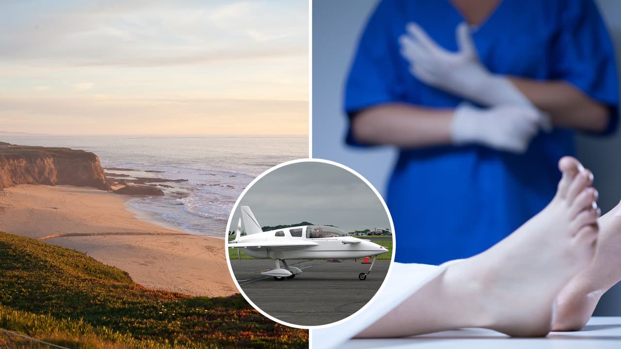 Descubren cuerpo de mujer tras accidente de avión en Half Moon Bay
