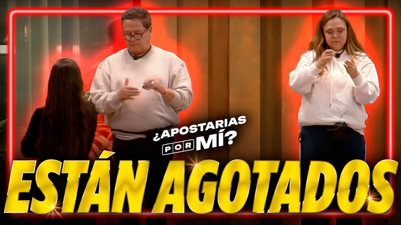 Mario y Brenda terminan muy agotados tras su turno cuidando la vela