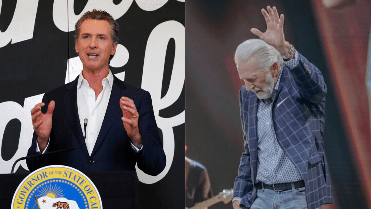 Un pastor reza por Gavin Newsom pero no acata sus indicaciones sobre el coronavirus