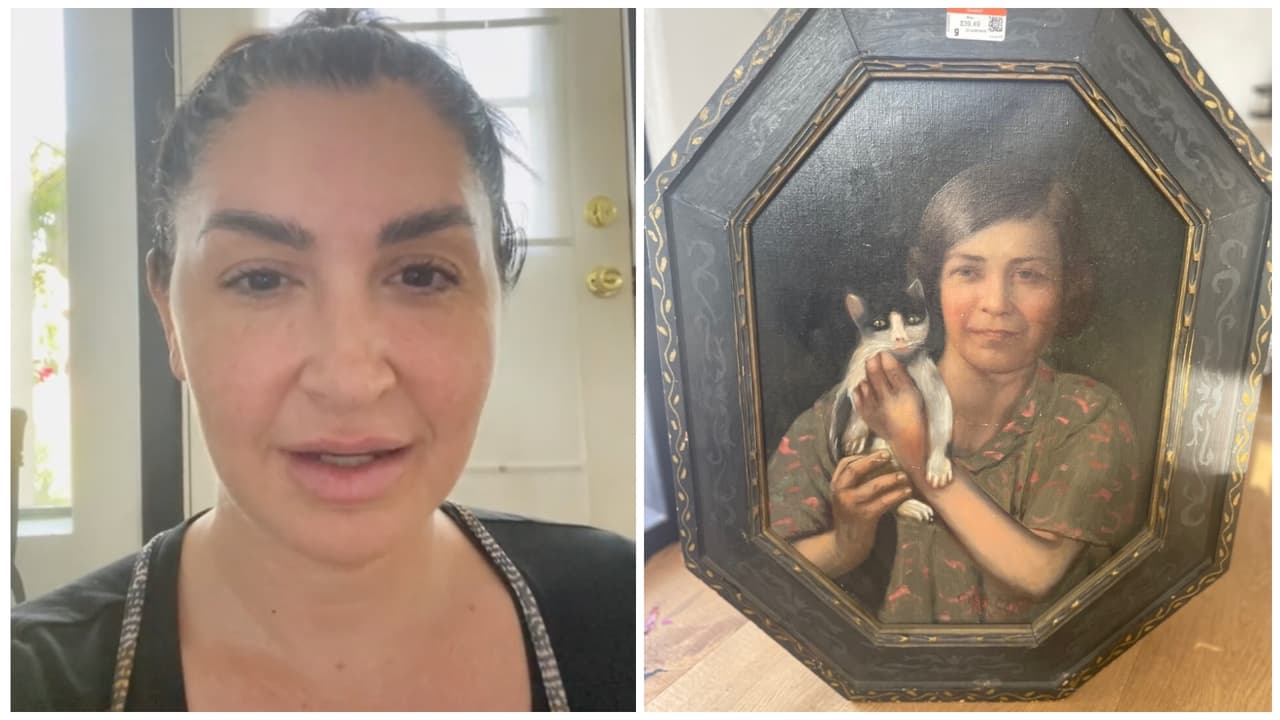 Mujer compró una pintura por $32 en Goodwill, pero vale miles de dólares
