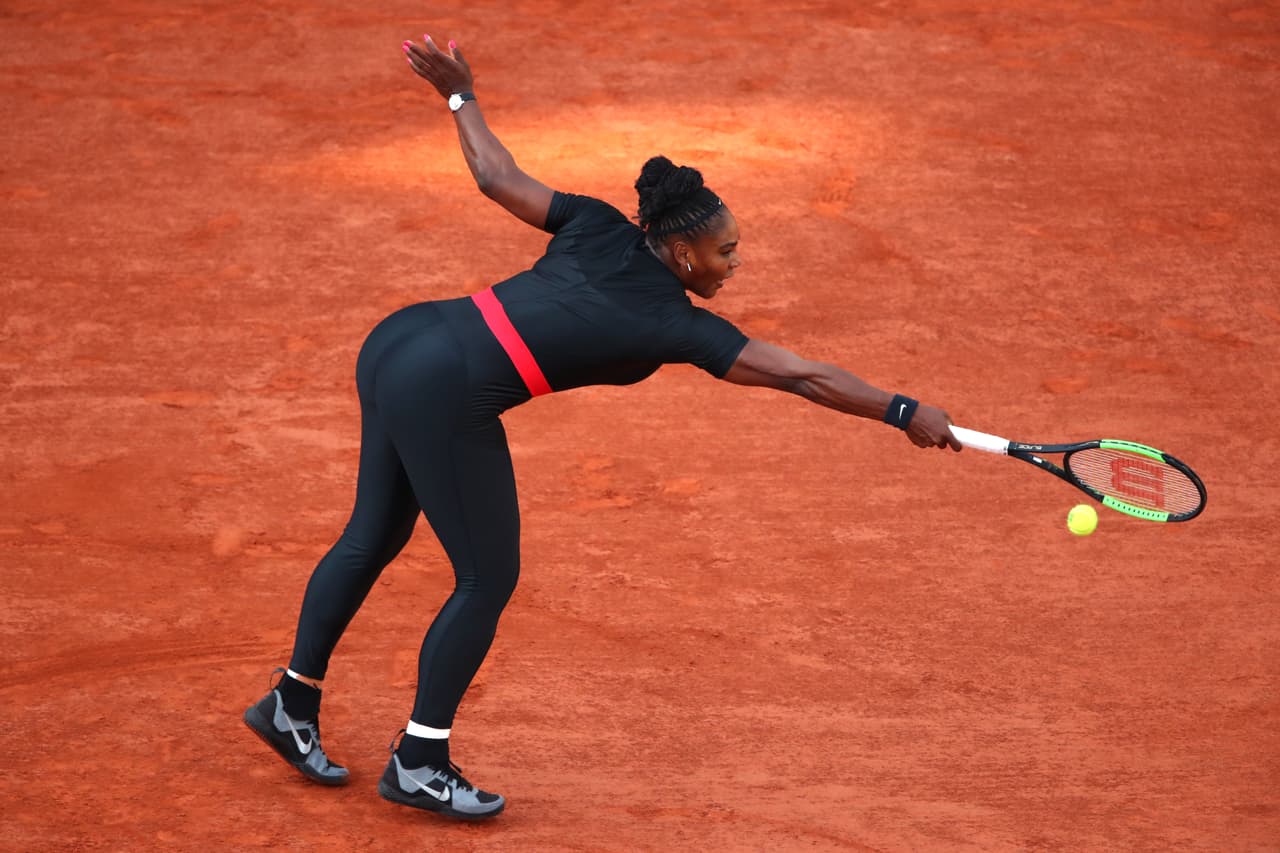 Así luce el outfit 'prohibido' de Serena Williams.