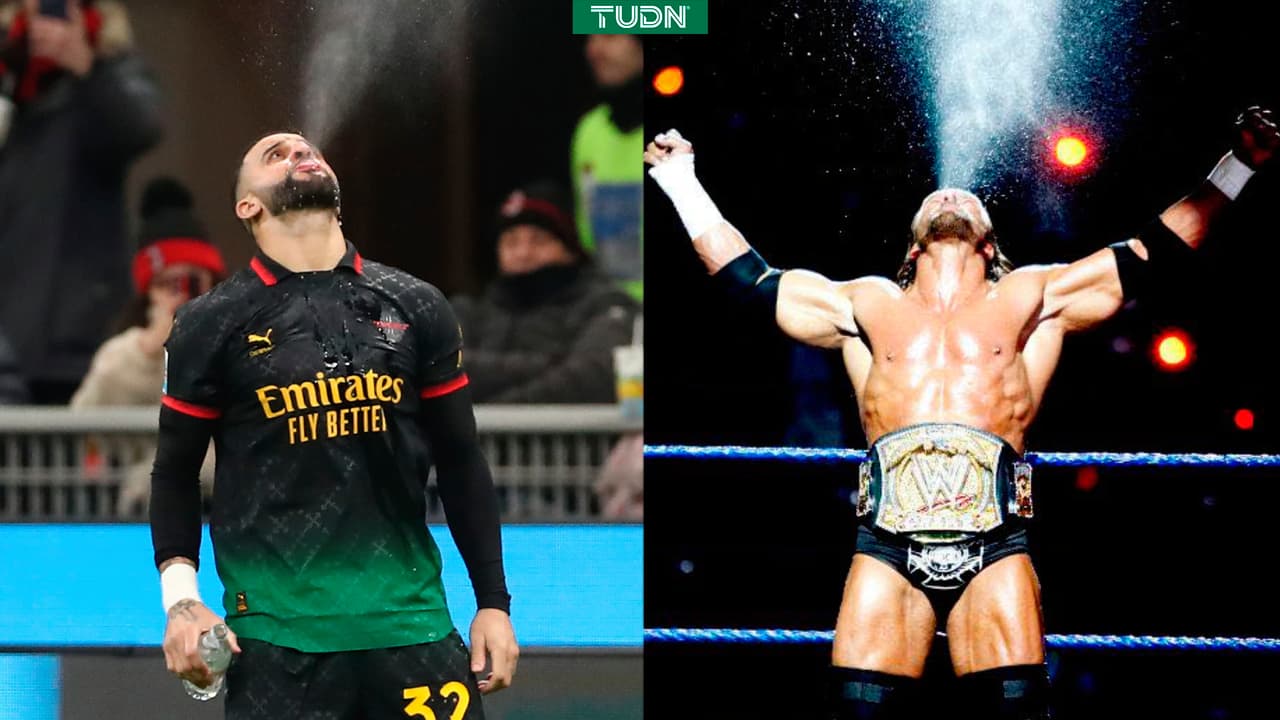 ¡Épico! Kyle Walker imita a Triple H al escuchar su canción en San Siro