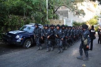 Federales llegan a Acapulco de Juárez. Fotografía del Gobierno de México.