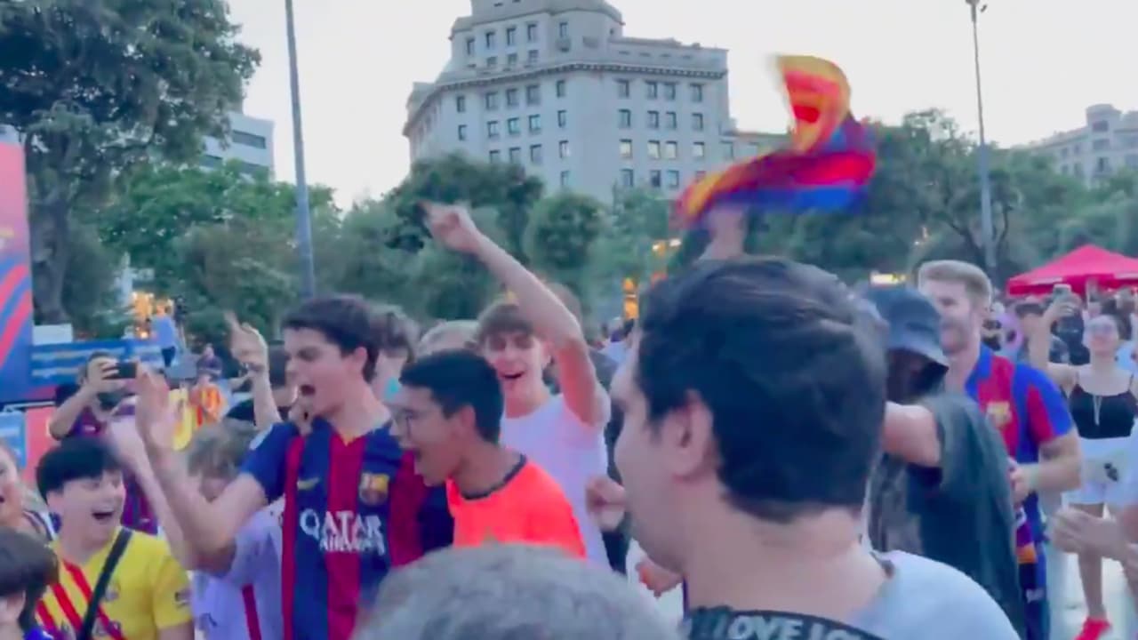 Mbappé no llega al Real Madrid y afición del Barcelona celebra