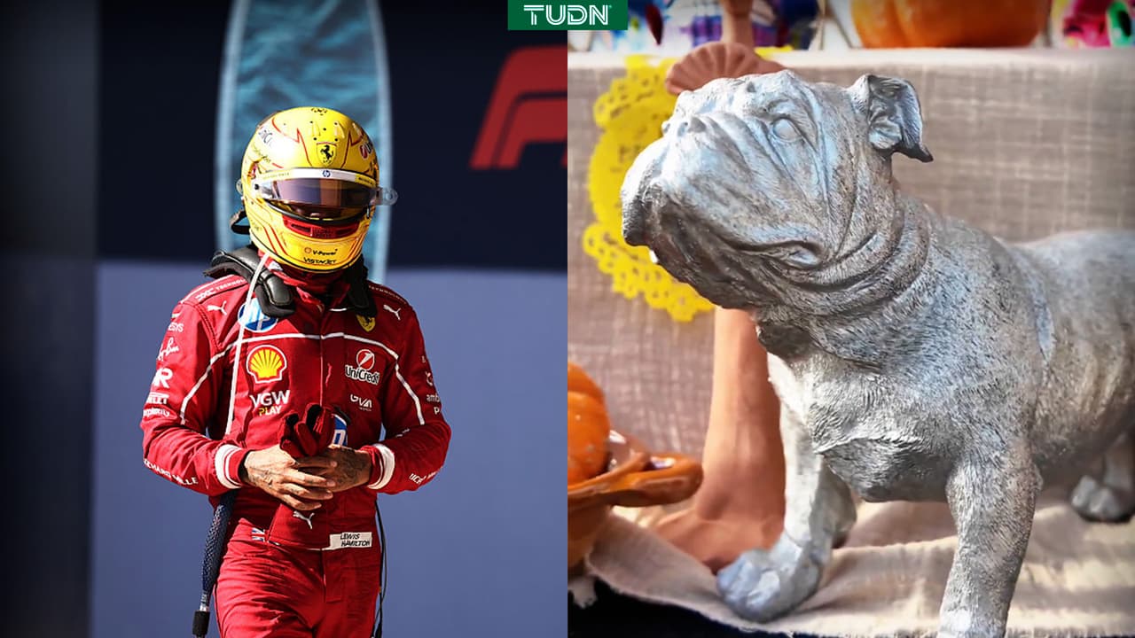 El GP de México honra la memoria de Roscoe, la mascota de Lewis Hamilton

