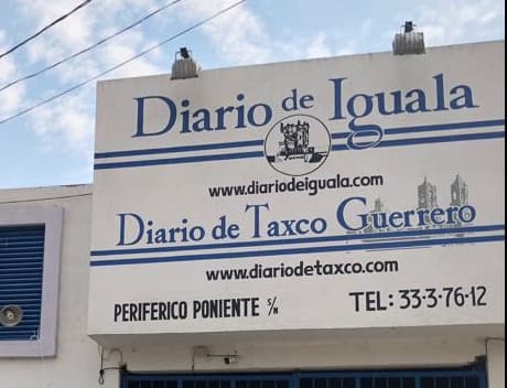 Tirotean la sede del Diario de Iguala dos días después del asesinato de un periodista en México