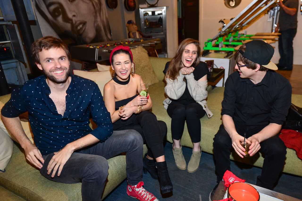 U-LAB's Nacho González, Nella, bassist Lucy Clifford, keyboardist Evan Waaramaa.