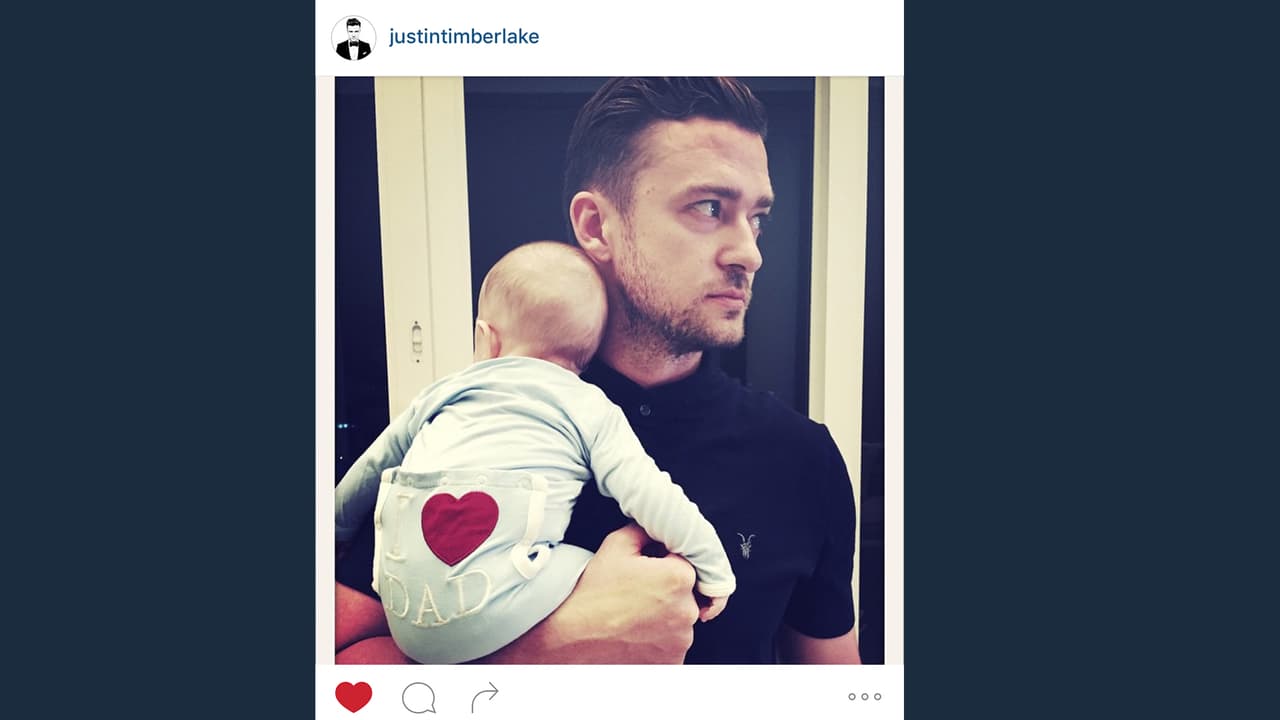 Justin Timberlake y su hijito, Silas