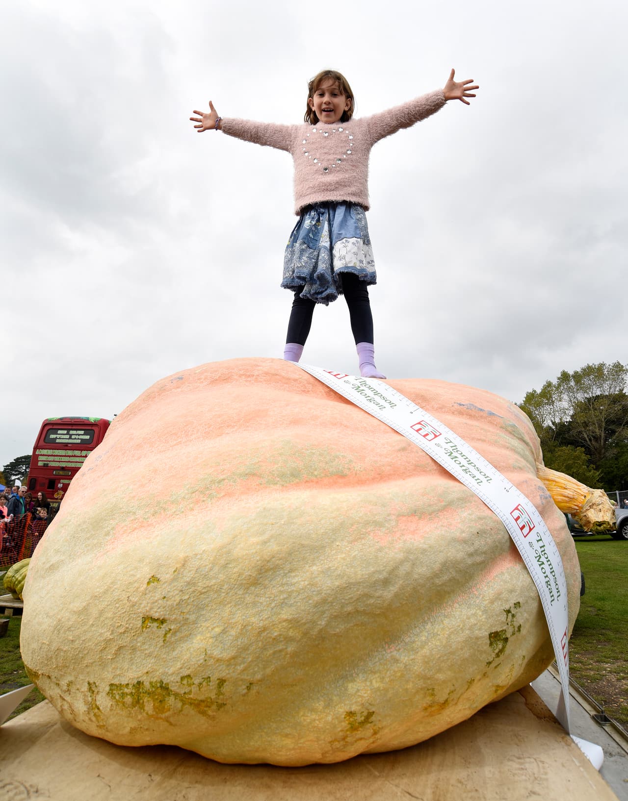 Si bien no rompieron su propio récord, los hermanos Paton sí se convirtieron en los ganadores de la calabaza más grande.