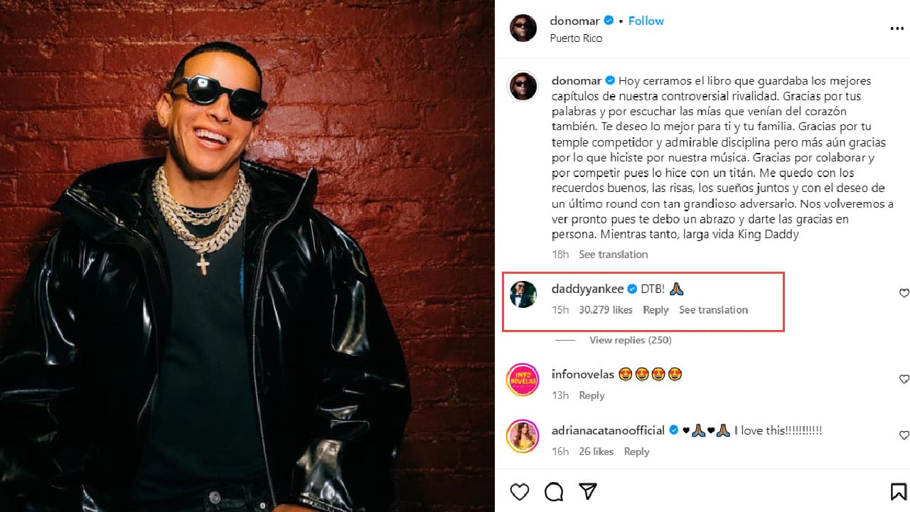 Don Omar y Daddy Yankee liman asperezas.