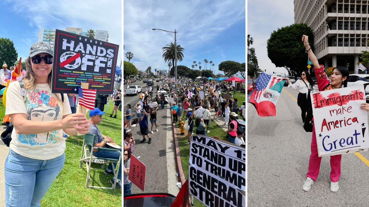 "No Kings" toma Long Beach y el centro de LA: la protesta masiva que desafía a Trump