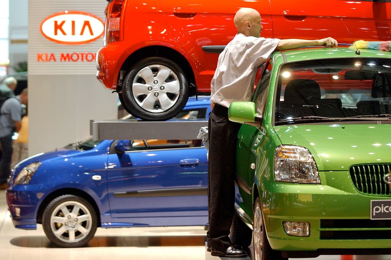Imagen de archivo del Kia Picanto en el Salón del Automóvil de Ginebra, en Suiza.