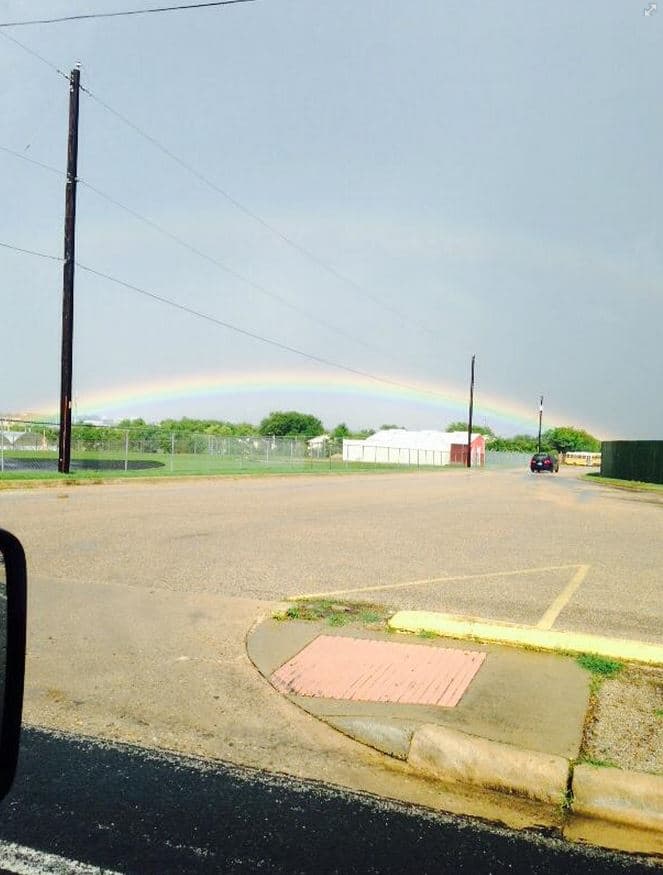 La audiencia compartió fotos de la zona tras el paso de la tormenta Bill.