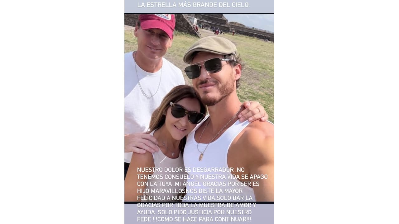 Madre de Fede Dorcaz exige justicia.