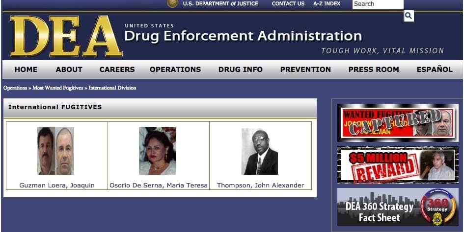 La captura de "El Chapo" deja a María Teresa Osorio y a Jonh Alexander como los más buscados.