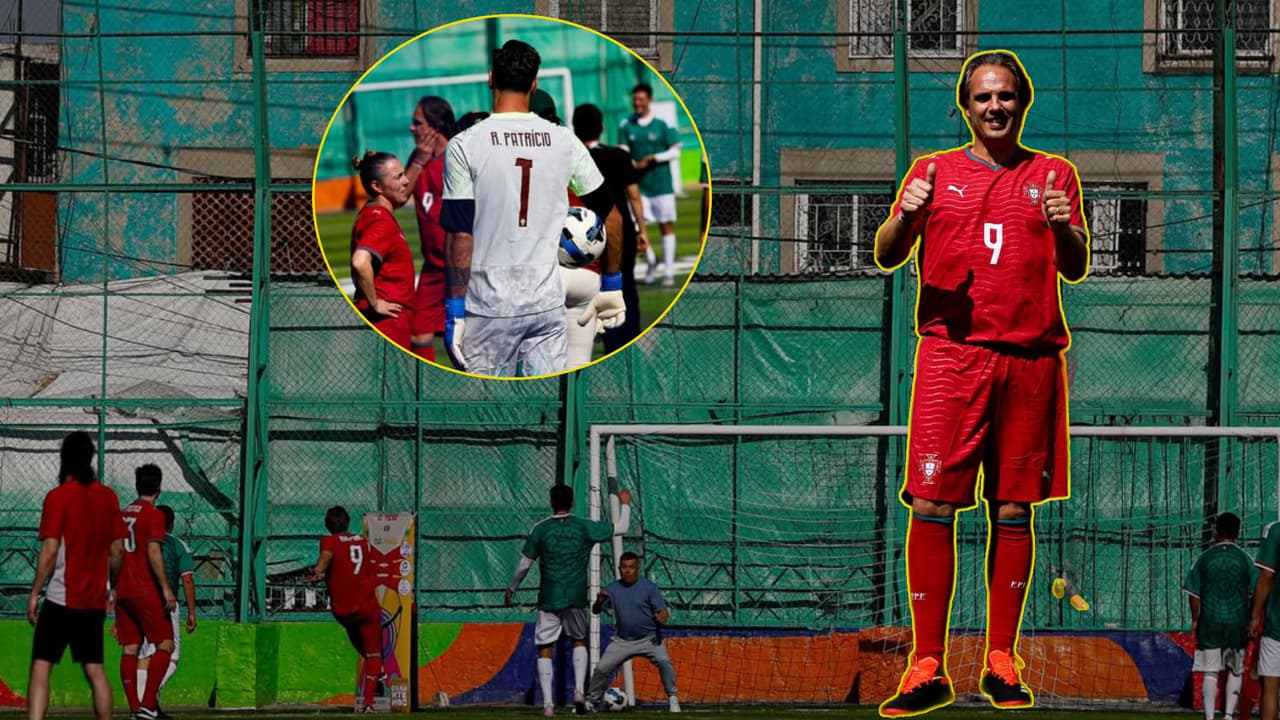 La Selección de Portugal juega una cascarita en el Barrio Bravo de Tepito en la CDMX