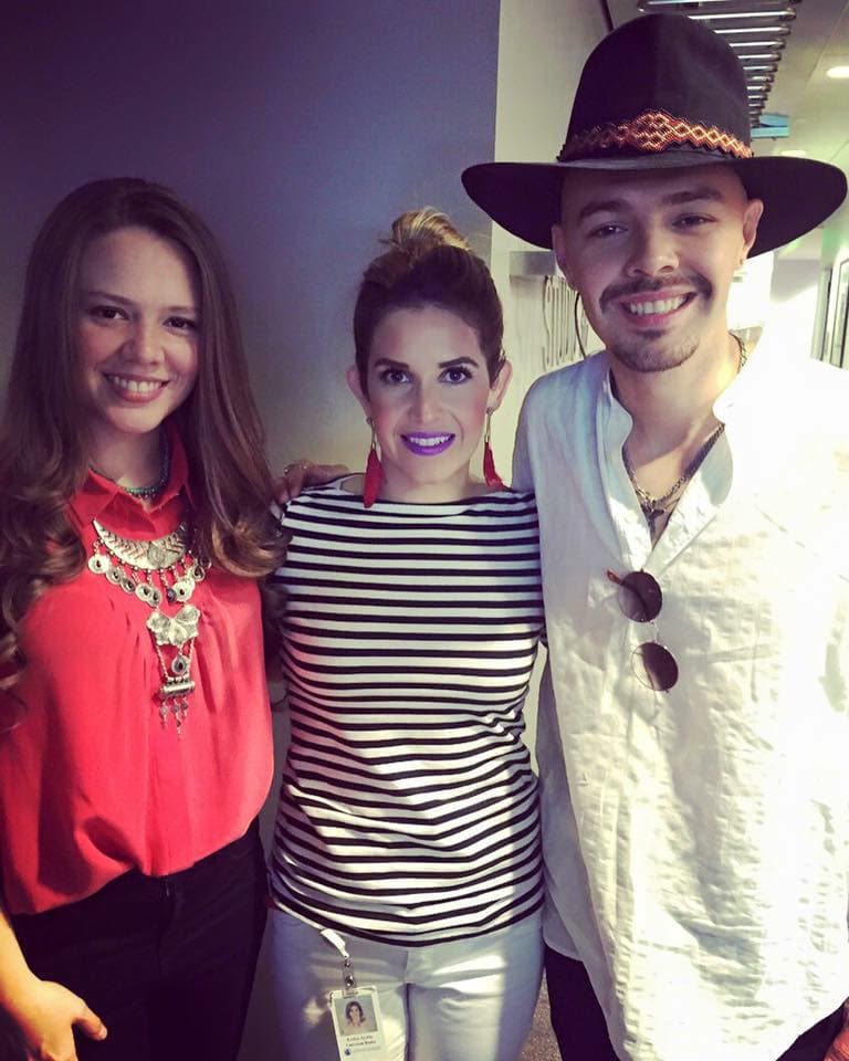 Los hermanos 
<a href="http://www.univision.com/temas/jesse-joy">Jesse y Joy</a>.