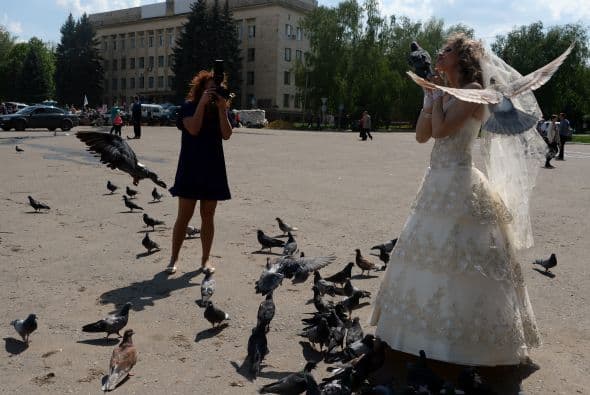 Es una idea completamente original que se está propagando por todo el mundo y muchas empresas de fotografía profesional brindan este servicio.