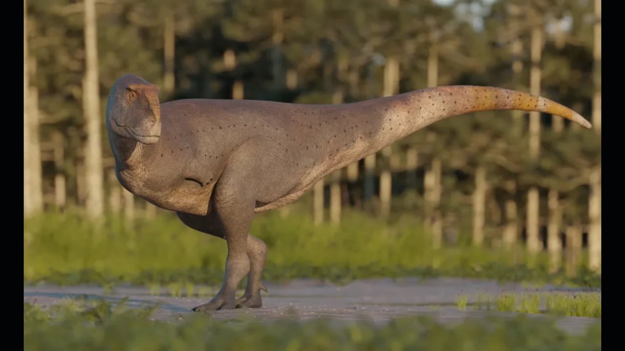 Gracias a la ilustración de Grabriel Diaz Yantén sabemos cómo lucía el dinosaurio 'Koleken inakayali'