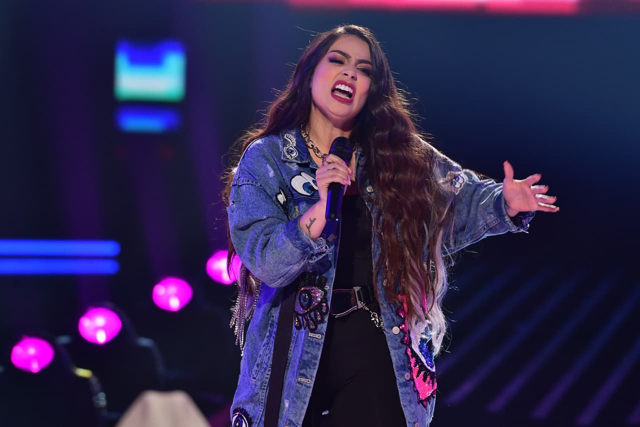 La boliviana interpretó 'Amorfoda' de Bad Bunny.