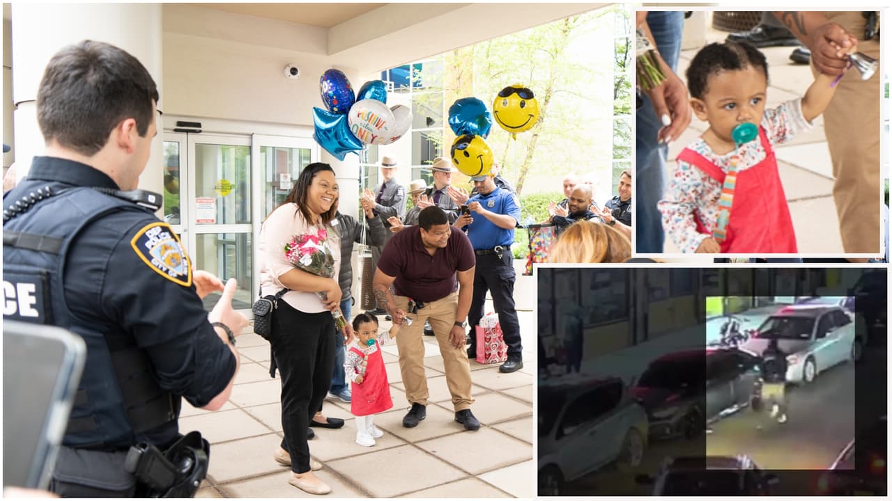 “Fue un viaje médico milagroso”: Catherine Arias, la bebé baleada en la cara en el Bronx, fue dada de alta