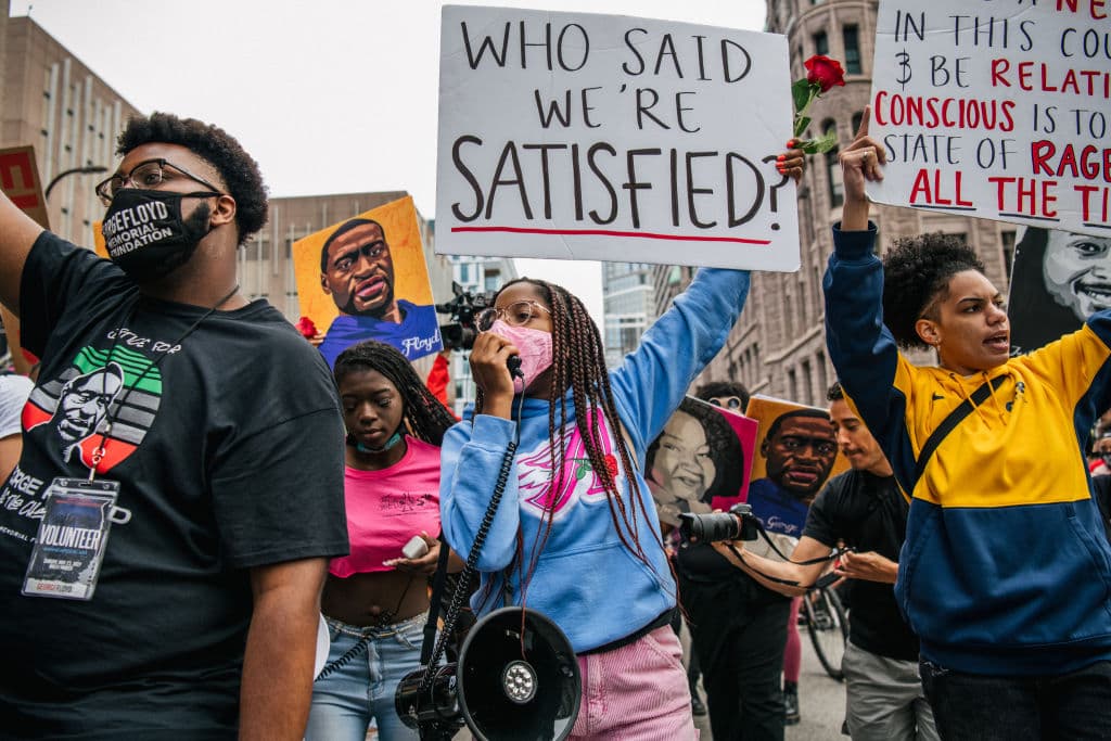 Vuelven las marchas contra el abuso policial en vísperas del aniversario de la muerte de George Floyd