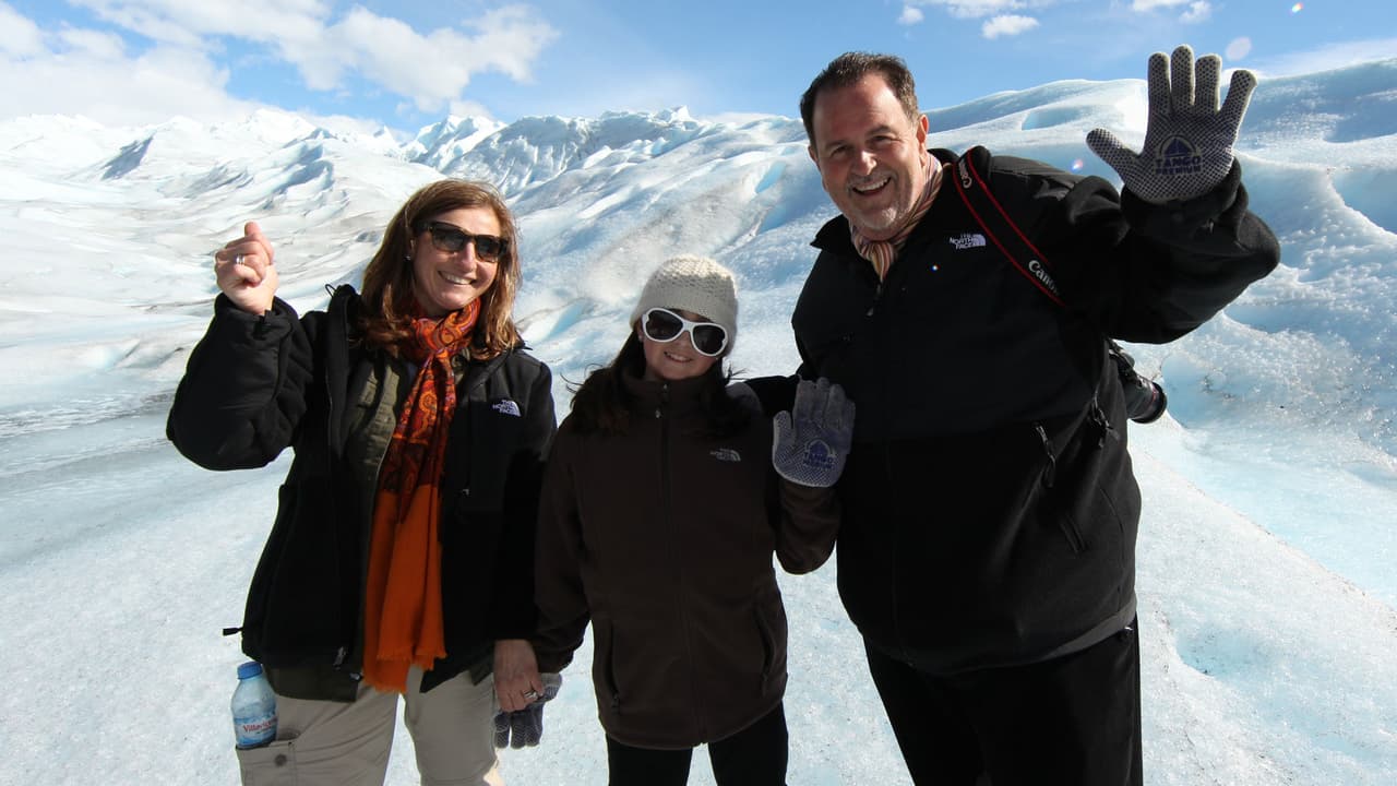 Raúl y Mia en Argentina.