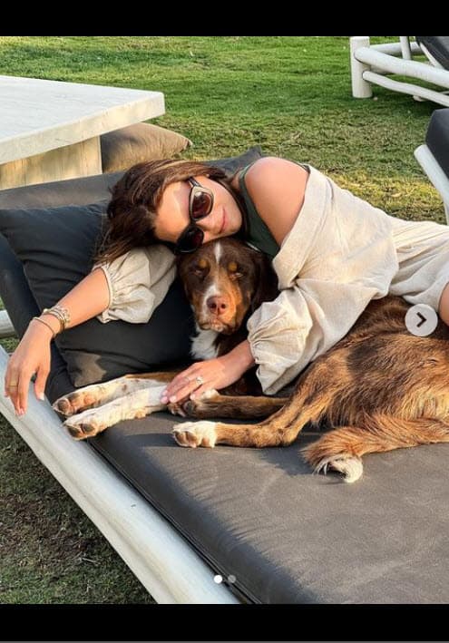 Lo que sí es un hecho es que el can aparecerá en 
<b>Enamorándonos La Isla</b>: "Será uno de los protagonistas", reveló la presentadora, "porque 
<b>literal está de metido en todo</b>".
<br>