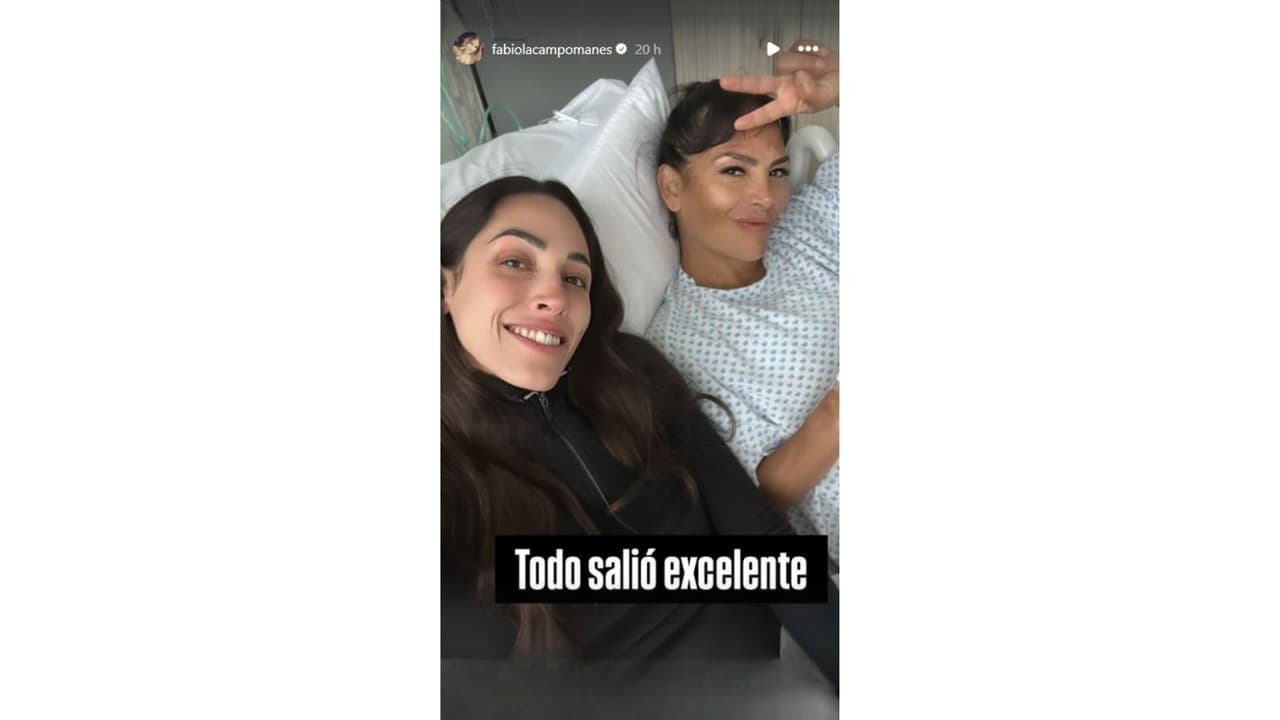Fabiola Campomanes reaparece desde el hospital.