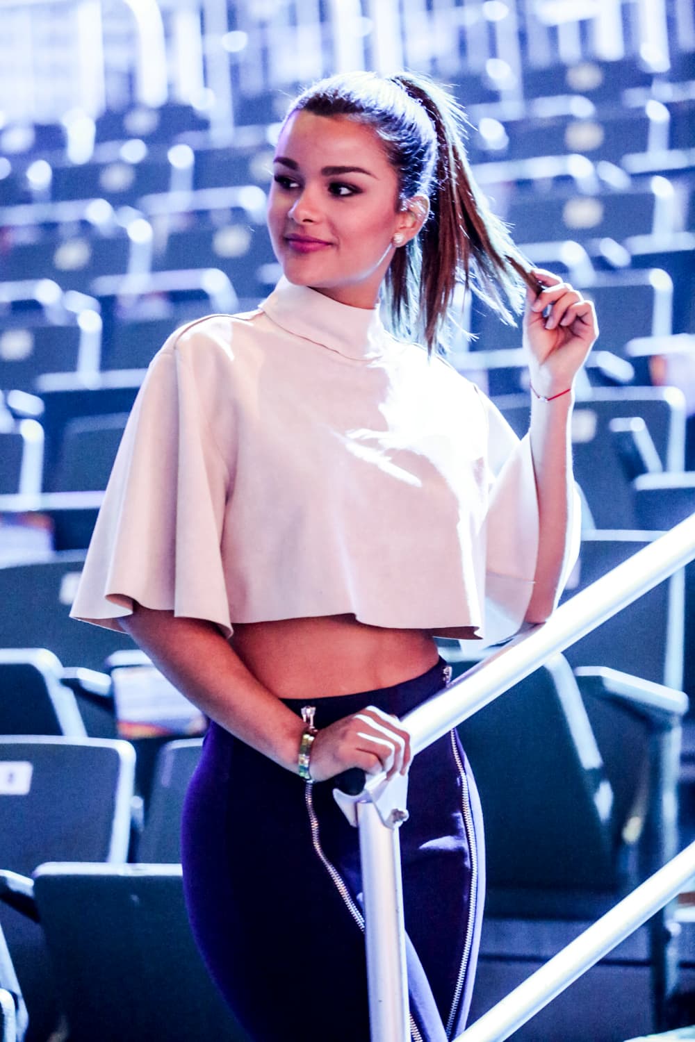 Clarissa Molina posó frente a la cámara antes del evento.