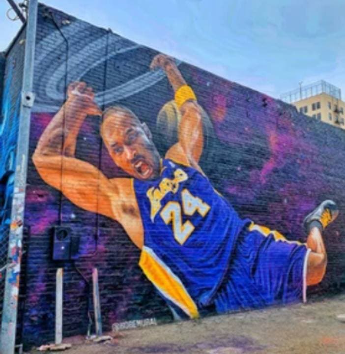 Las calles de las principales ciudades de los Estados Unidos se adornan con las asombrosas muestras de amor para la leyenda de la NBA.