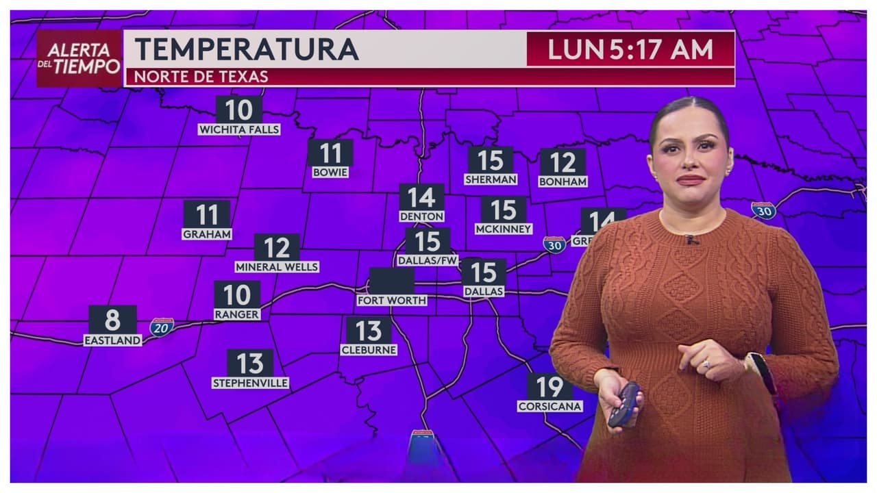 Pronóstico del tiempo hoy en Dallas: Probabilidad de ligera nieve; continúa frío extremo