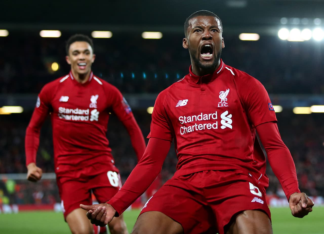 Georginio Wijnaldum. Liverpool. Uno más del Liverpool, se consolidó como interior en el mediocampo de Klopp.