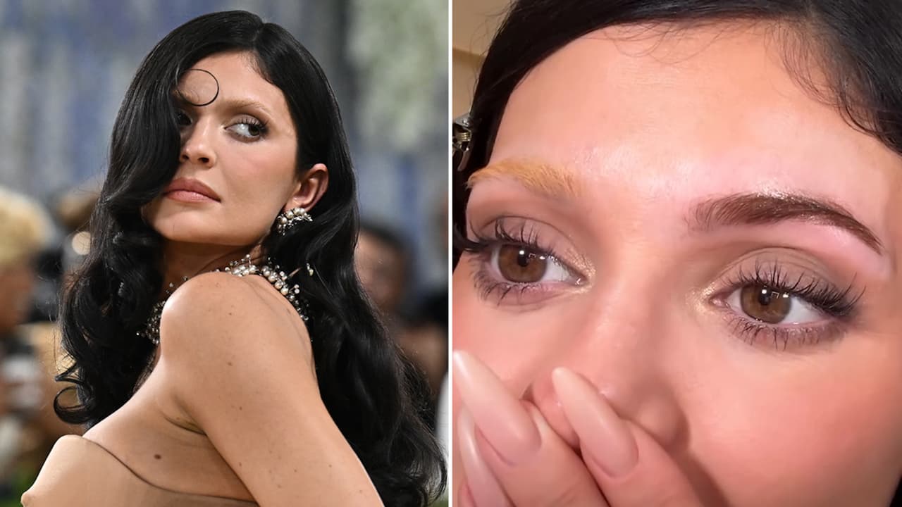 Cejas de Kylie Jenner quedan “arruinadas” tras look decolorado en la Met Gala: "Horrible"