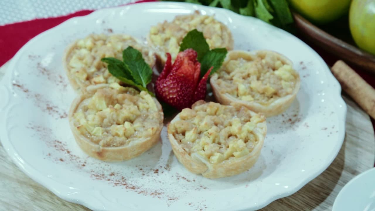 Mini tartas de manzana 