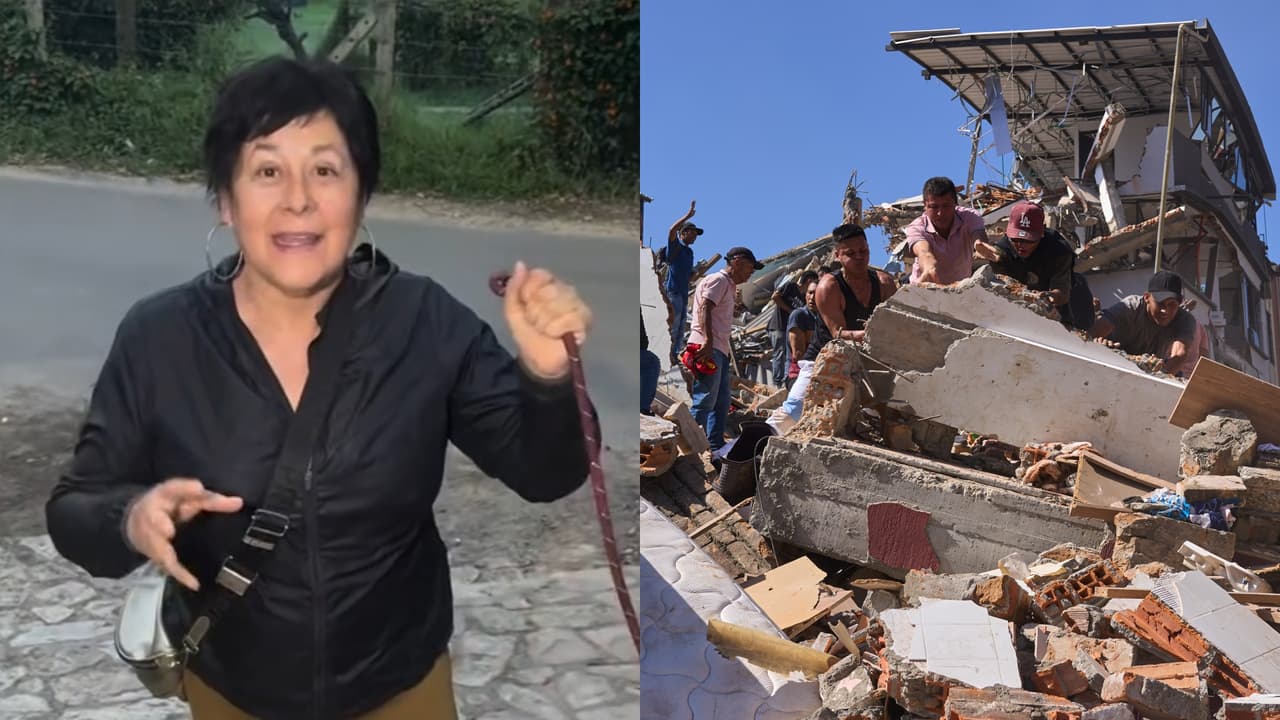 Así vivió Alina Lozano el terremoto en Colombia: se grabó mientras temblaba la tierra