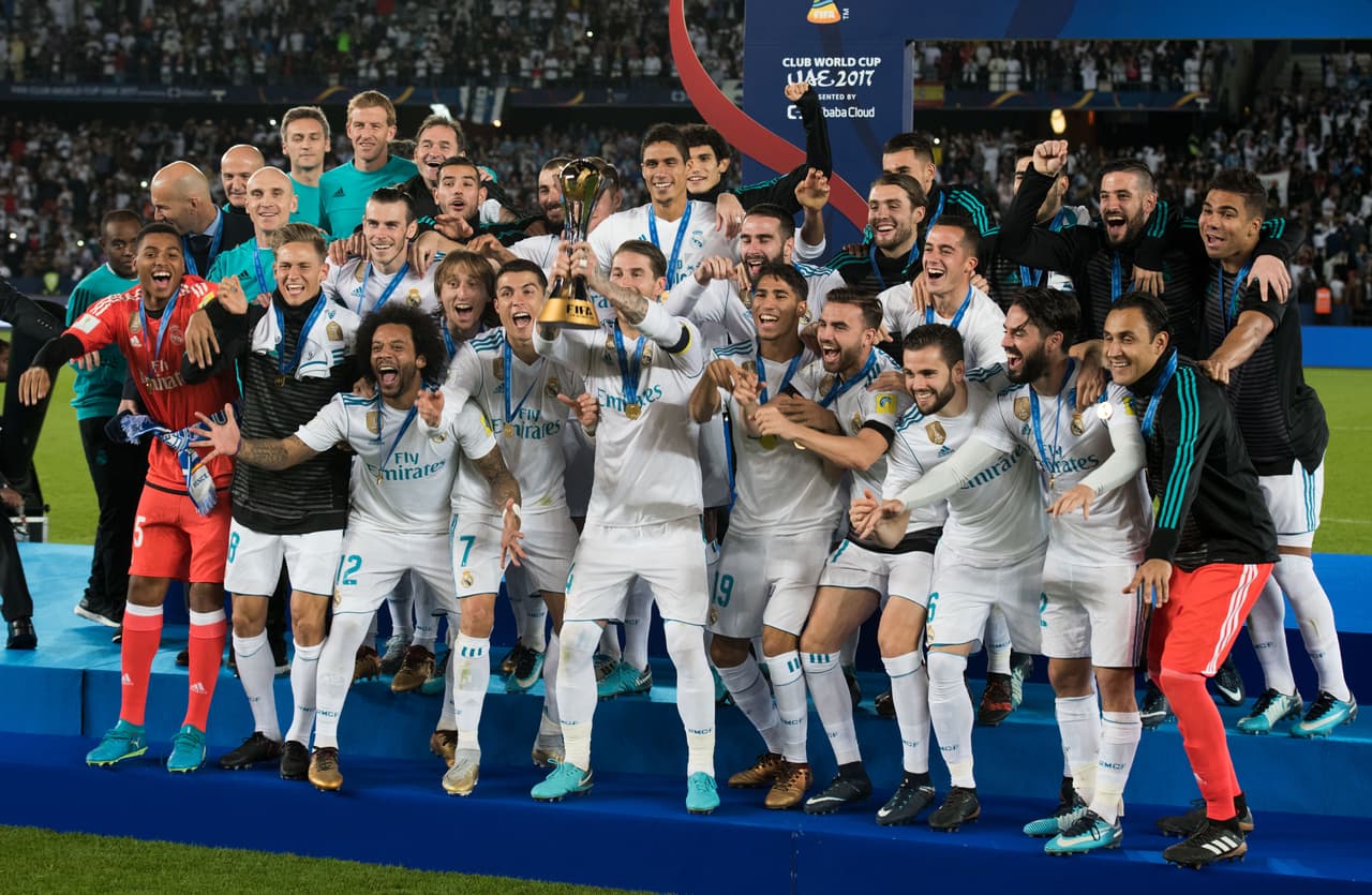 El equipo Merengue se convirtió en el primer bicampeón del Mundial de Clubes al vencer 1-0 al Gremio en la final. Y el festejo no se hizo esperar entre todas las figuras del conjunto español que consiguió su quinto título del 2017.