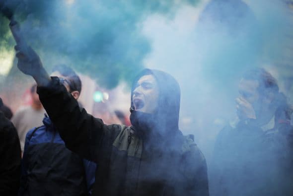 En Italia también se conmemoró el Día del Trabajo.