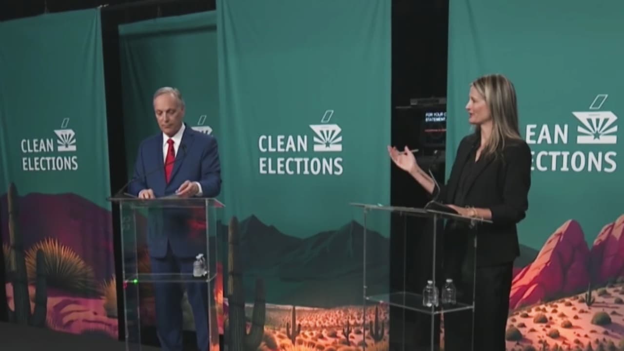Debate en Arizona: Hourihan afirma que Biggs intenta ignorarla; mientras que Hobbs y Lombardo brillan por su ausencia