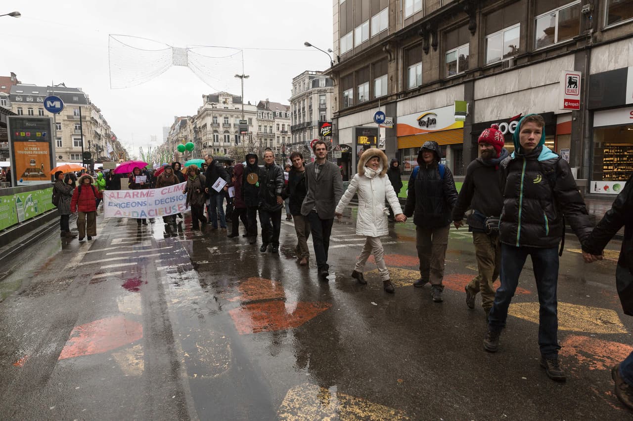No importó la lluvia ni el frío.