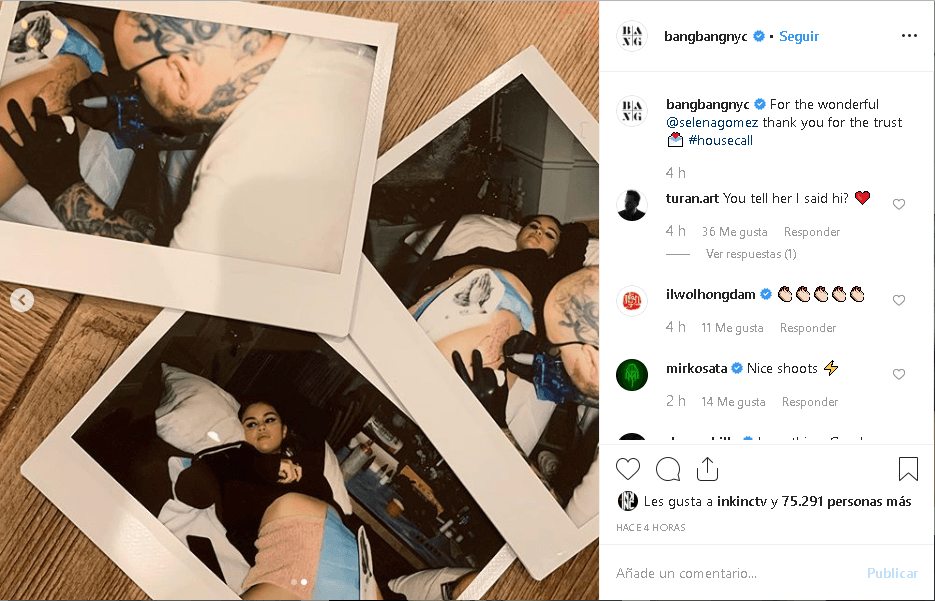 "
<b>Para la maravillosa Selena Gómez.</b> Gracias por la confianza", fue el mensaje que dejó la cuenta del estudio.