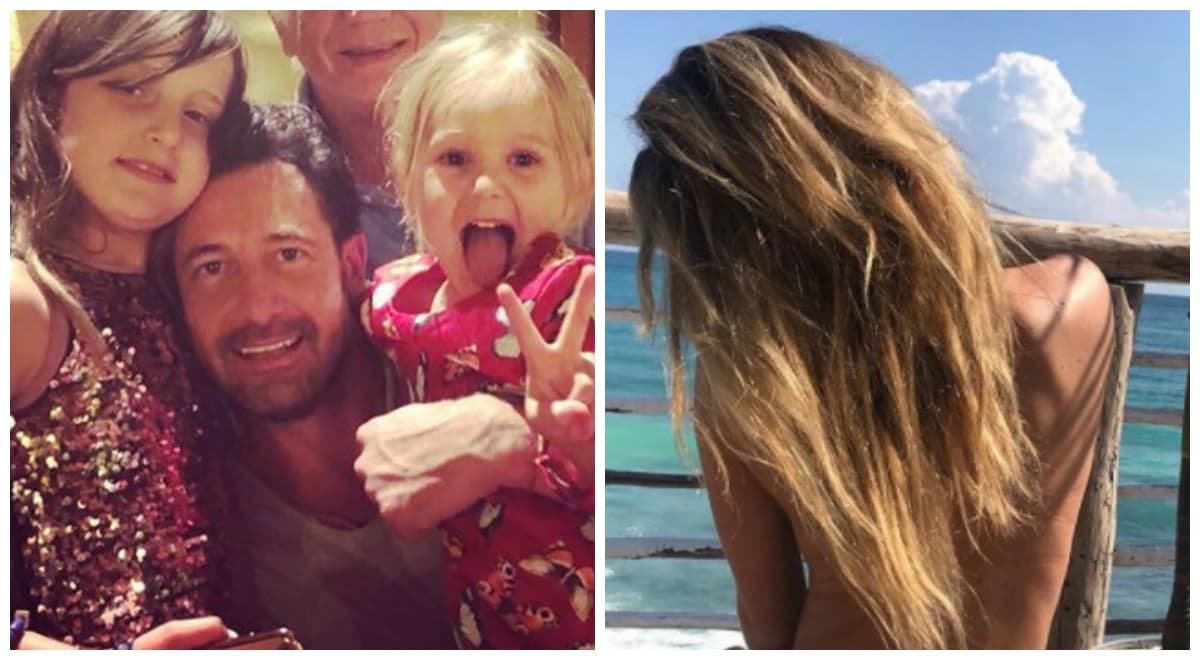 Gabriel Soto feliz con sus hijas, Geraldine Bazán en la playa: así terminó el año de su separación 
